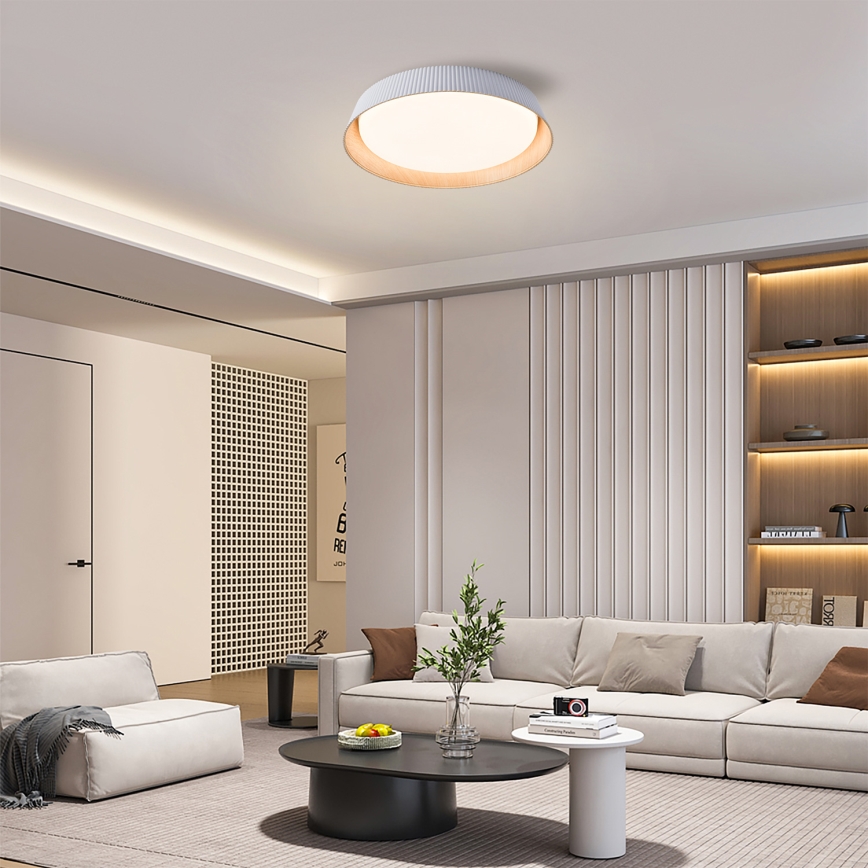 Brilagi - LED stmievateľné stropné svietidlo ORINO LED/54W/230V 3000-6000K biele, priemer 43 cm + diaľkové ovládanie