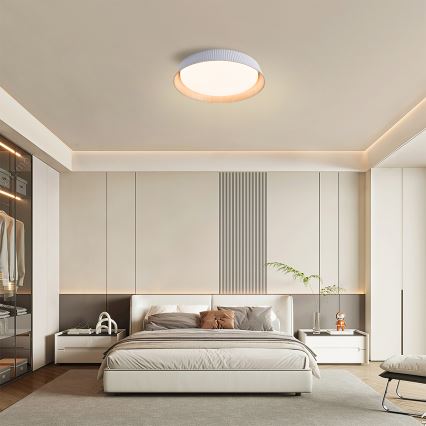 Brilagi - LED stmievateľné stropné svietidlo ORINO LED/54W/230V 3000-6000K biele, priemer 43 cm + diaľkové ovládanie