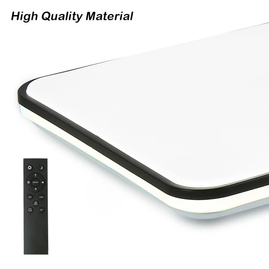 Brilagi - LED stmievateľné stropné svietidlo SMART LED/36W/230V 53x53 cm 3000-6000K Wi-Fi Tuya Beacon + diaľkové ovládanie