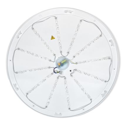Brilagi - LED stmievateľné stropné svietidlo PILANA LED/72W/230V 3000-6500K dub/čierna priemer 80 cm + diaľkové ovládanie