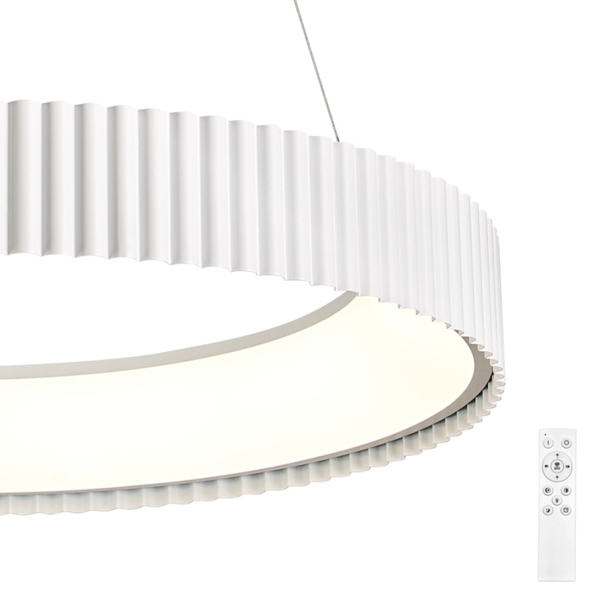 BRILAGI - LED Stmievateľný závesný luster na lankách FALCON MODERN LED/54W/230V 3000-6000K pr. 60 cm biela + diaľkové ovládanie