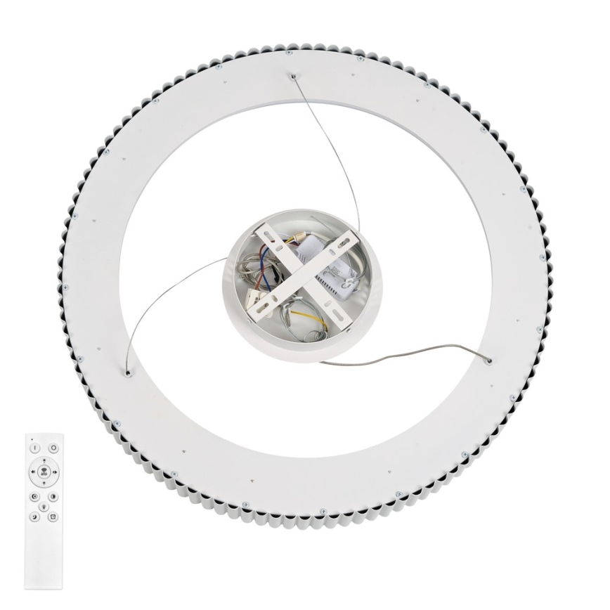 BRILAGI - LED Stmievateľný závesný luster na lankách FALCON MODERN LED/54W/230V 3000-6000K pr. 60 cm biela + diaľkové ovládanie