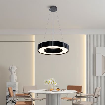 Brilagi - stmievateľný LED luster na lane LUMIX LED/48W/230V 3000-6000K čierny, priemer 50 cm + diaľkové ovládanie