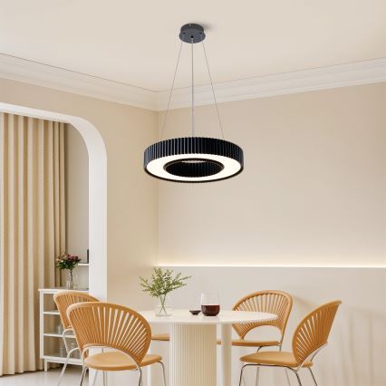 Brilagi - stmievateľný LED luster na lane LUMIX LED/48W/230V 3000-6000K čierny, priemer 50 cm + diaľkové ovládanie