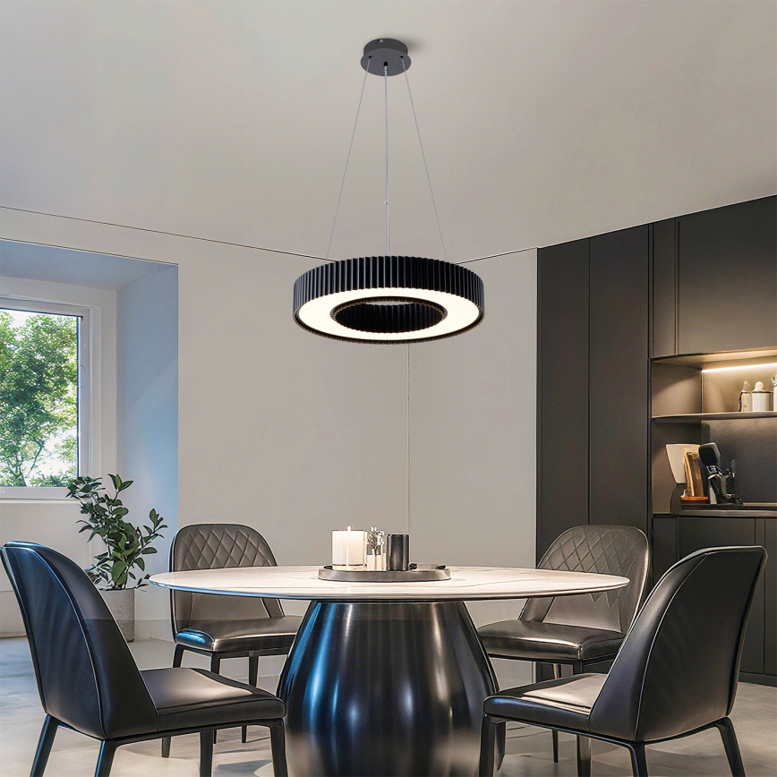 Brilagi - stmievateľný LED luster na lane LUMIX LED/48W/230V 3000-6000K čierny, priemer 50 cm + diaľkové ovládanie