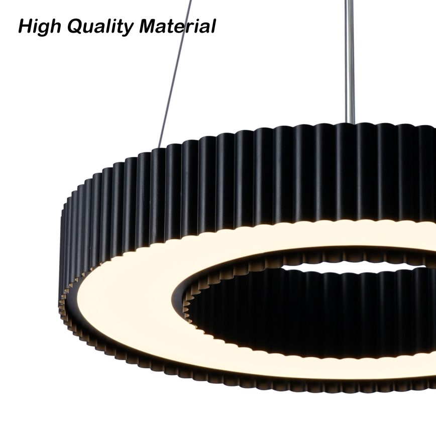 Brilagi - stmievateľný LED luster na lane LUMIX LED/48W/230V 3000-6000K čierny, priemer 50 cm + diaľkové ovládanie