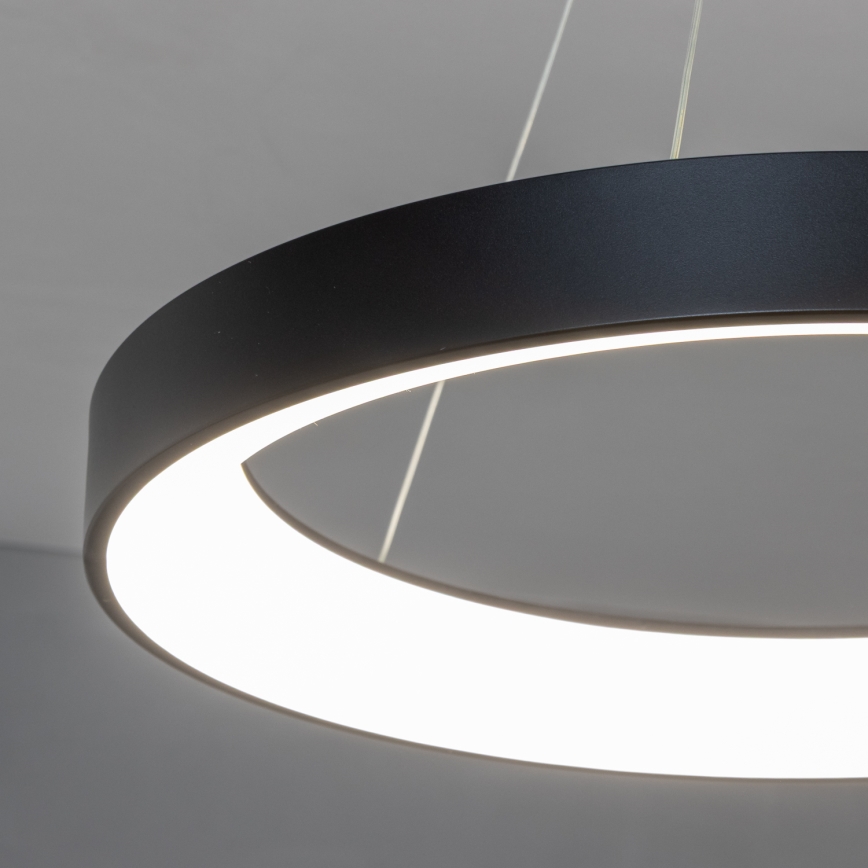 BRILAGI - LED stmievateľný luster na lanku FALCON II LED/99W/230V 3000-6500K Ø 60 cm čierna + diaľkové ovládanie