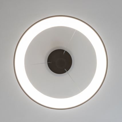 BRILAGI - LED stmievateľný luster na lanku FALCON II LED/99W/230V 3000-6500K Ø 60 cm čierna + diaľkové ovládanie