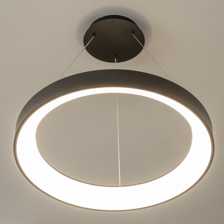 BRILAGI - LED stmievateľný luster na lanku FALCON II LED/99W/230V 3000-6500K Ø 60 cm čierna + diaľkové ovládanie