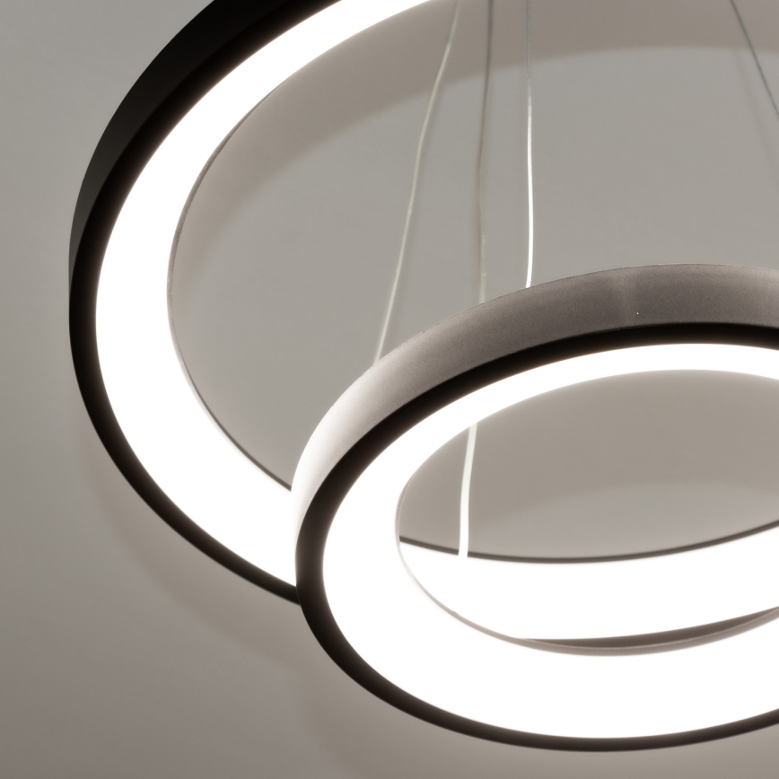 Brilagi - LED stmievateľný luster na lanku FALCON SLIM LED/68W/230V 3000-6500K pr. 50 cm čierna + diaľkové ovládanie