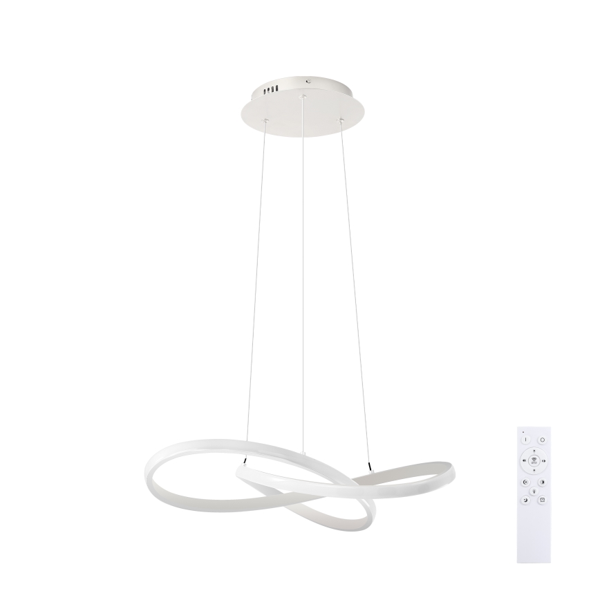 Brilagi - stmievateľný LED luster na lane INFINITY LED/55W/230V 3000-6000K 50x50 cm biela + diaľkové ovládanie
