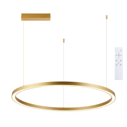 Brilagi - LED stmievateľný luster na lane PORTOFINO LED/60W/230V 3000–6000K pr. 80 cm zlatý + diaľkové ovládanie