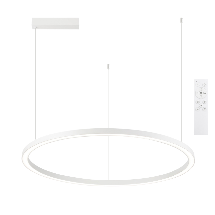 Brilagi - LED luster PORTOFINO na lane, stmievateľný, LED/60W/230V 3000-6000K pr. 80 cm biela + diaľkové ovládanie