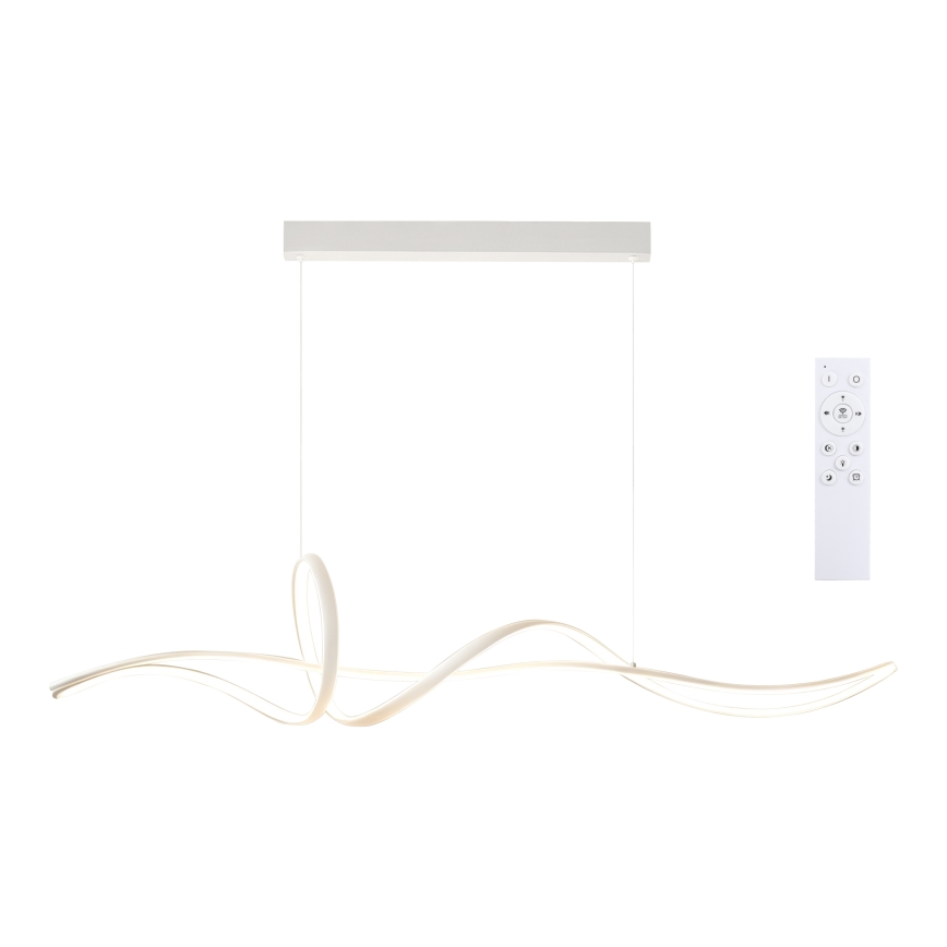 Brilagi - SIGNATURE LED stmievateľný luster na lanku LED/55W/230V 3000-6000K 120x23 cm biela + diaľkové ovládanie