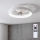 Brilagi - Stmievateľný LED stropný ventilátor LED/34W/230V 3000-6500K pr. 50 cm biela + diaľkové ovládanie