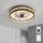 Brilagi - stmievateľný LED stropný ventilátor LED/34W/230V 3000-6500K priemer 50 cm čierna/zlatá + diaľkové ovládanie