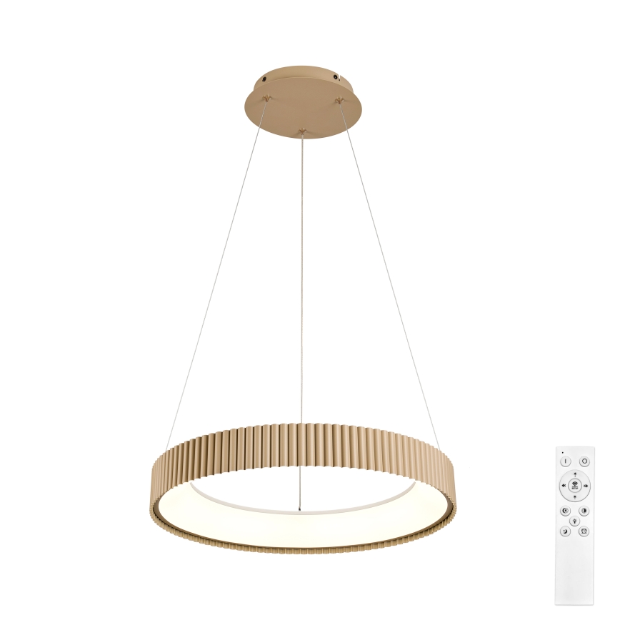 Brilagi - LED stmievateľný luster na lanku FALCON MODERN LED/30W/230V 3000-6500K 40 cm béžový + diaľkové ovládanie
