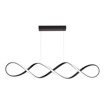 Brilagi - stmievateľný LED závesný luster na lanku DNA LED/41W/230V 3000-6000K čierny + diaľkové ovládanie