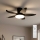 Brilagi - stmievateľný stropný ventilátor s LED/32W/230V 3000-6500K pr. 95 cm čierna + diaľkové ovládanie