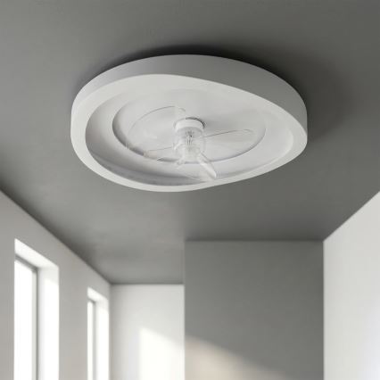 Brilagi - Stmievateľný LED stropný ventilátor LED/80W/230V 3000-6500K pr. 50 cm biely + diaľkové ovládanie