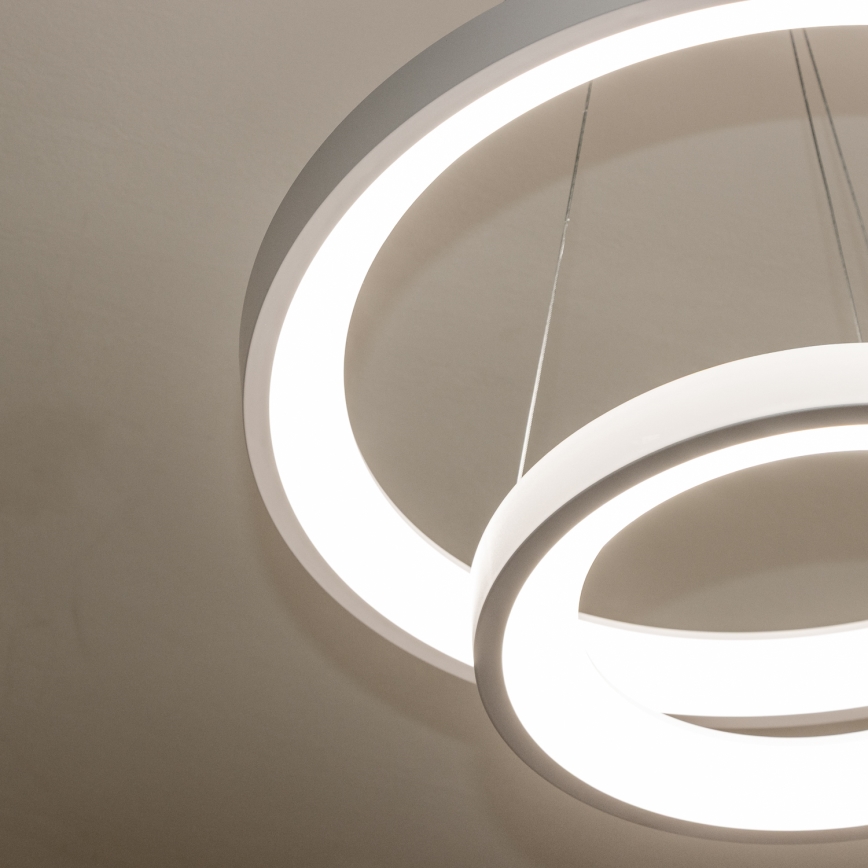 Brilagi - LED stmievateľný luster na lanku FALCON SLIM LED/68W/230V 3000-6500K pr. 50 cm biela + diaľkové ovládanie