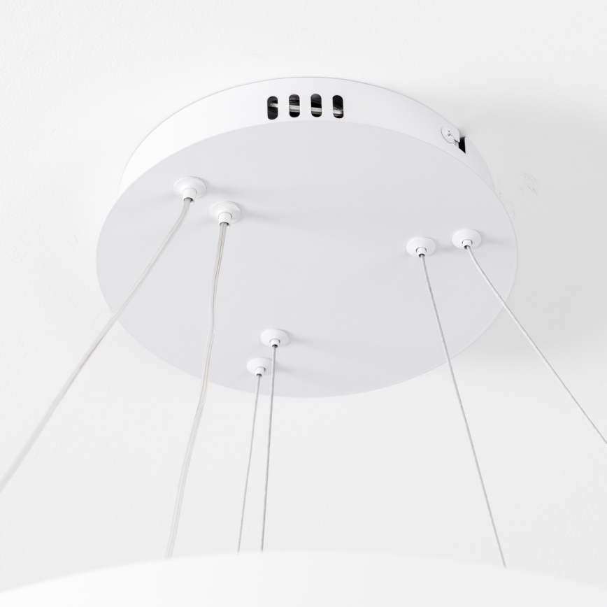 Brilagi - LED stmievateľný luster na lanku FALCON SLIM LED/68W/230V 3000-6500K pr. 50 cm biela + diaľkové ovládanie