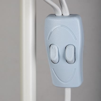 Brilagi - Stojacia lampa ARIANA 1xE27/100W/230V + 1xE14/25W biela