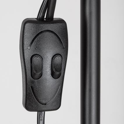 Brilagi - Stojacia lampa ARIANA 1xE27/100W/230V + 1xE14/25W čierna