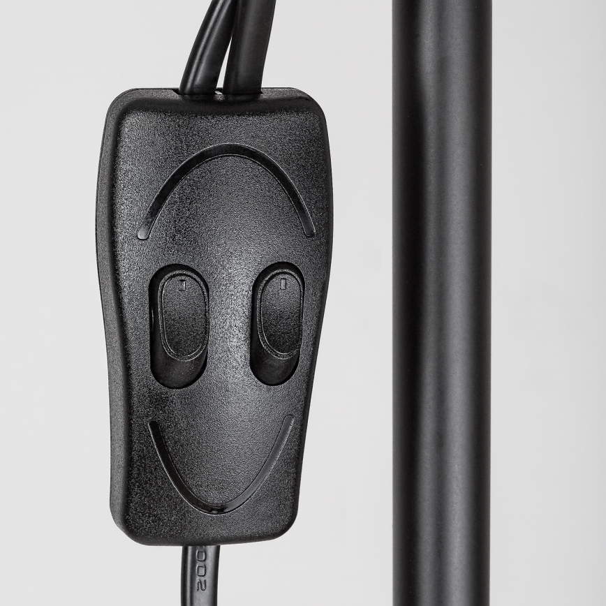 Brilagi - Stojacia lampa ARIANA 1xE27/100W/230V + 1xE14/25W čierna