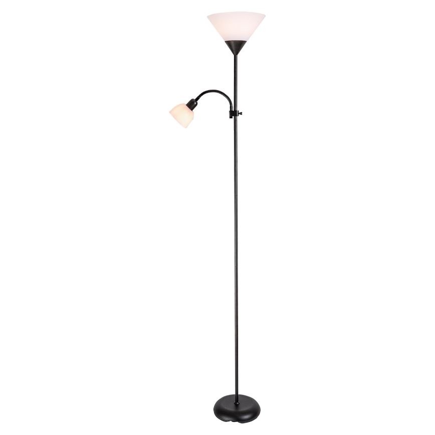Brilagi - Stojacia lampa ARIANA 1xE27/100W/230V + 1xE14/25W čierna