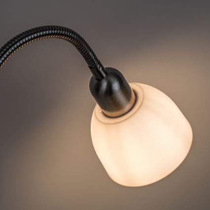Brilagi - Stojacia lampa ARIANA 1xE27/100W/230V + 1xE14/25W matný chróm