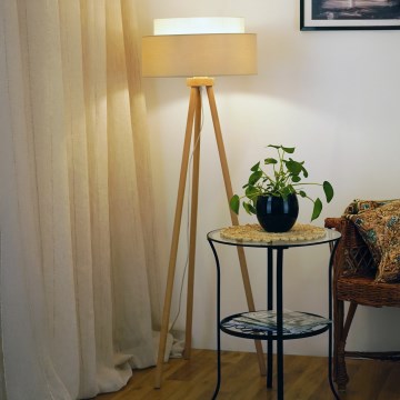 Brilagi - Stojacia lampa ARIZONA BOHO 1xE27/15W/230V béžová