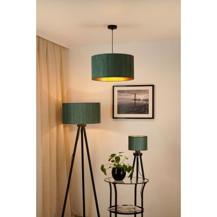 Brilagi - Stojacia lampa BOSTON ROLLER 1xE27/15W/230V slama zelená/zlatá