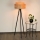 Brilagi - Stojacia lampa MONTANA BOHO 1xE27/15W/230V hnedá/čierna