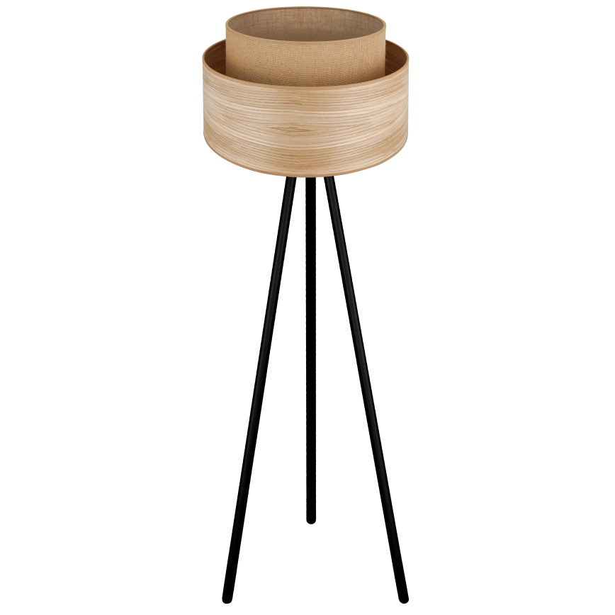 Brilagi - Stojacia lampa MONTANA BOHO 1xE27/15W/230V hnedá/čierna