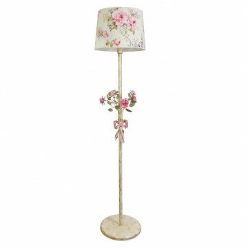 BRILAGI - Stojacia lampa ROMANCE 1xE27/60W/230V pestrofarebná/béžová/patina