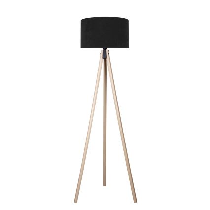 Brilagi - Stojacia lampa VELVET 1xE27/60W/230V béžová/čierna
