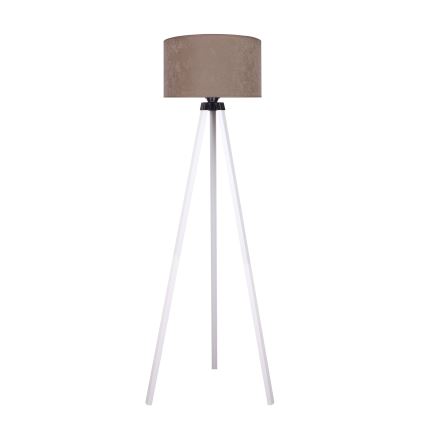 Brilagi - Stojacia lampa VELVET 1xE27/60W/230V biela/béžová