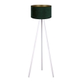 Brilagi - Stojacia lampa VELVET 1xE27/60W/230V biela/zelená