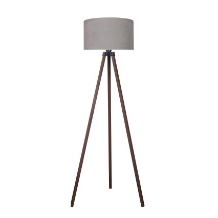 Brilagi - Stojacia lampa VELVET 1xE27/60W/230V hnedá/šedá