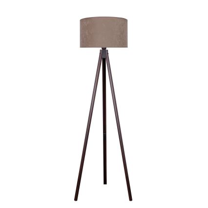 Brilagi - Stojacia lampa VELVET 1xE27/60W/230V wenge/béžová