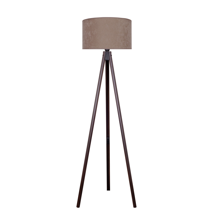 Brilagi - Stojacia lampa VELVET 1xE27/60W/230V wenge/béžová