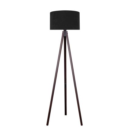 Brilagi - Stojacia lampa VELVET 1xE27/60W/230V wenge/čierna