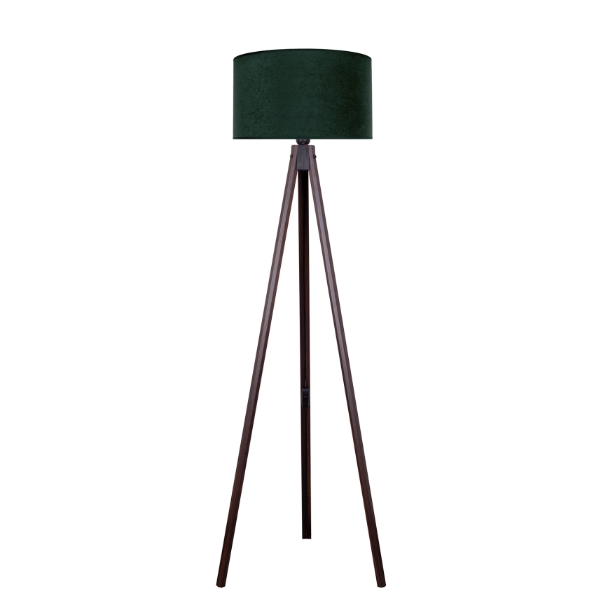 Brilagi - Stojacia lampa VELVET 1xE27/60W/230V wenge/zelená