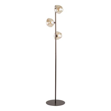 Brilagi - Stojacia lampa VULCANO 3xG9/8W/230V hnedá/zadymená béžová