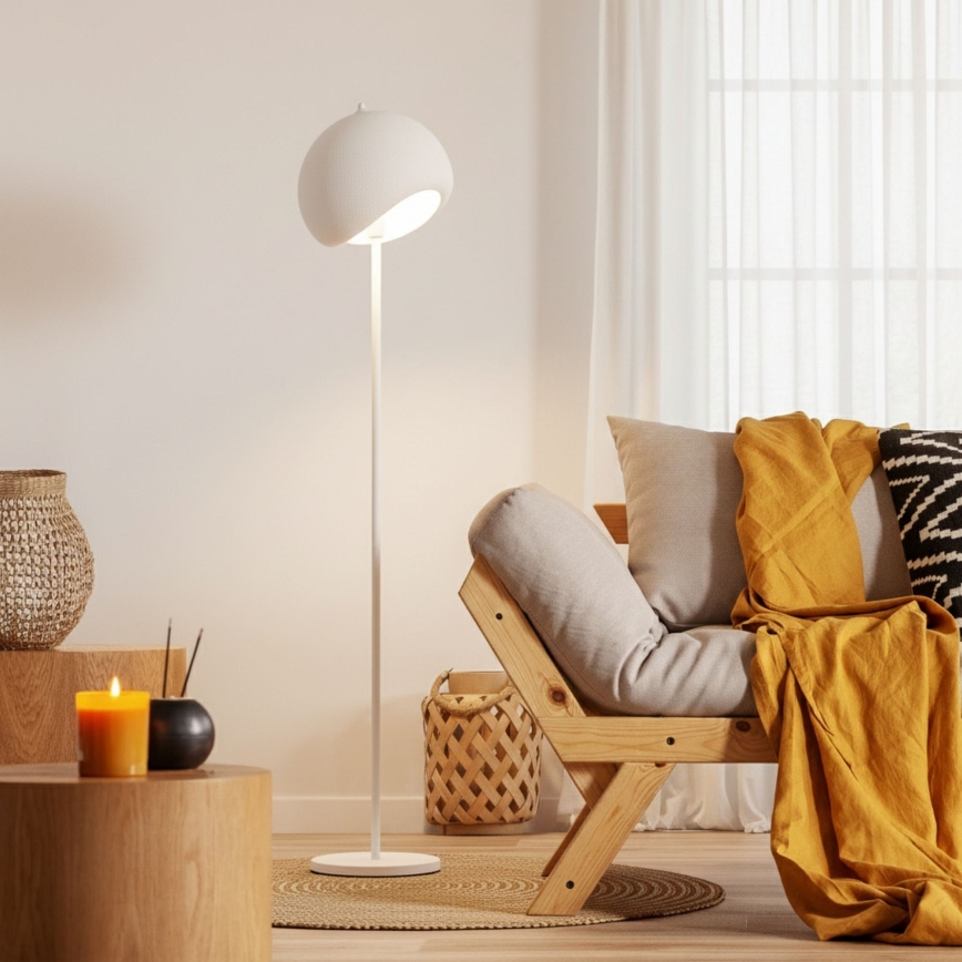 Brilagi - Stojacia lampa WABI SABI 1xE27/40W/230V biela