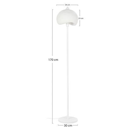 Brilagi - Stojacia lampa WABI SABI 1xE27/40W/230V biela