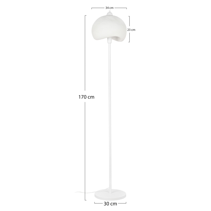Brilagi - Stojacia lampa WABI SABI 1xE27/40W/230V biela