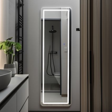 Brilagi - Stojacie zrkadlo BELLEZA LED/42W/230V 160x50 cm IP44 CRI 90 stmievateľné + CCT
