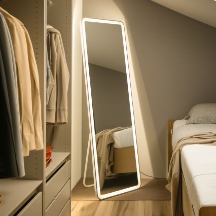Brilagi - Stojacie zrkadlo ELEGANZA LED/42W/230V 160x50 cm IP44 CRI 90 stmievateľné + CCT
